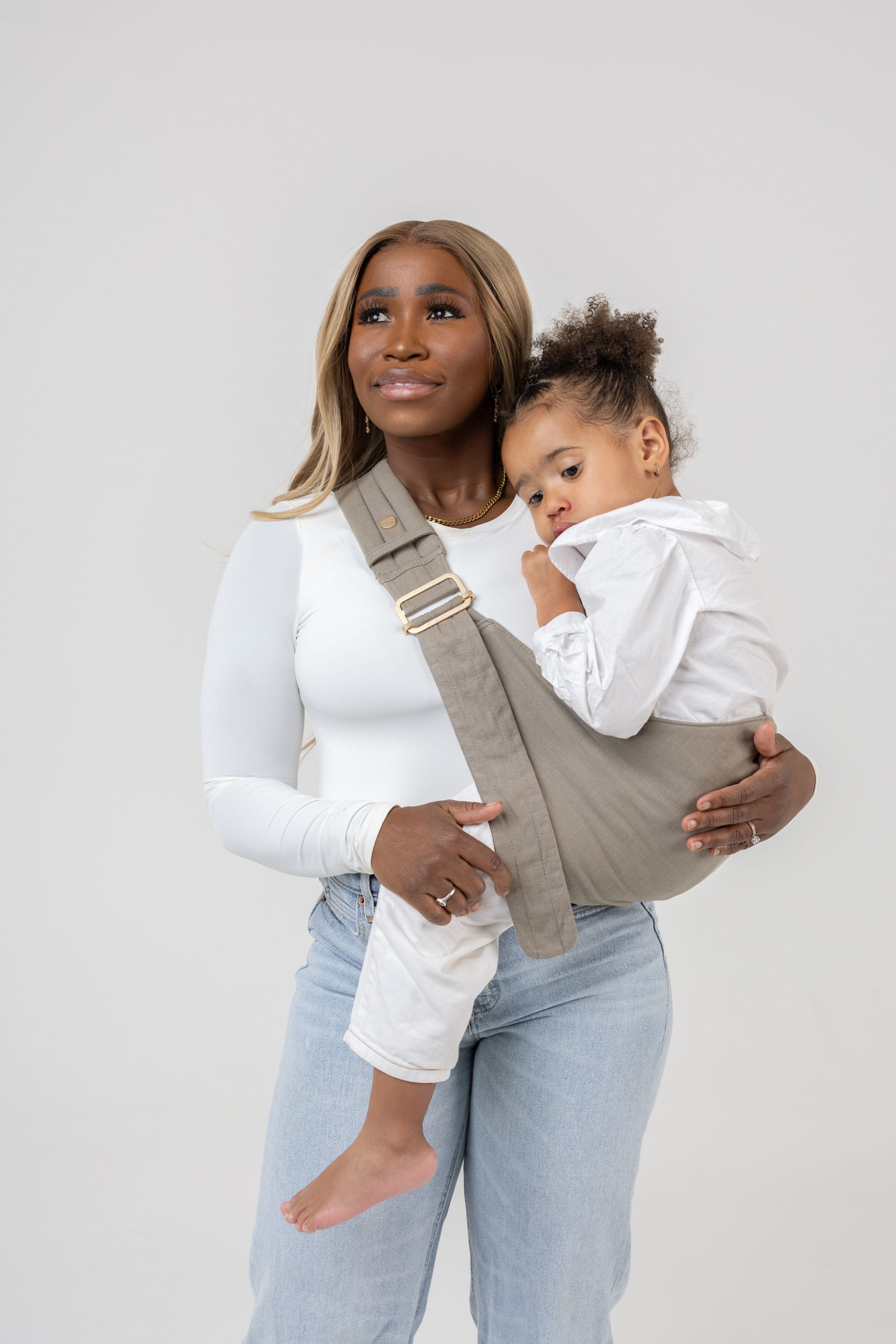 The Monarch Toddler Sling - Stone Sage