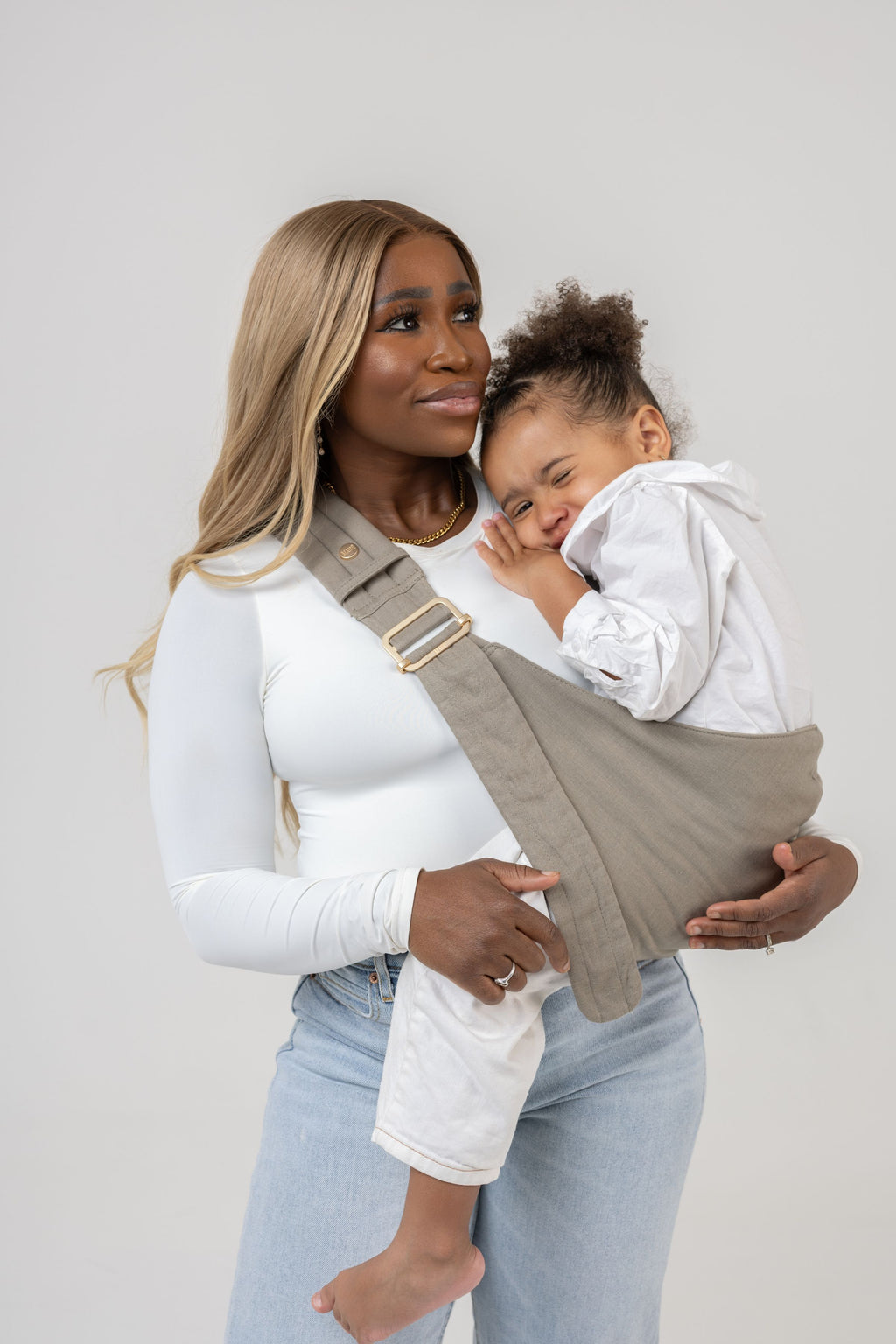 The Monarch Toddler Sling - Stone Sage