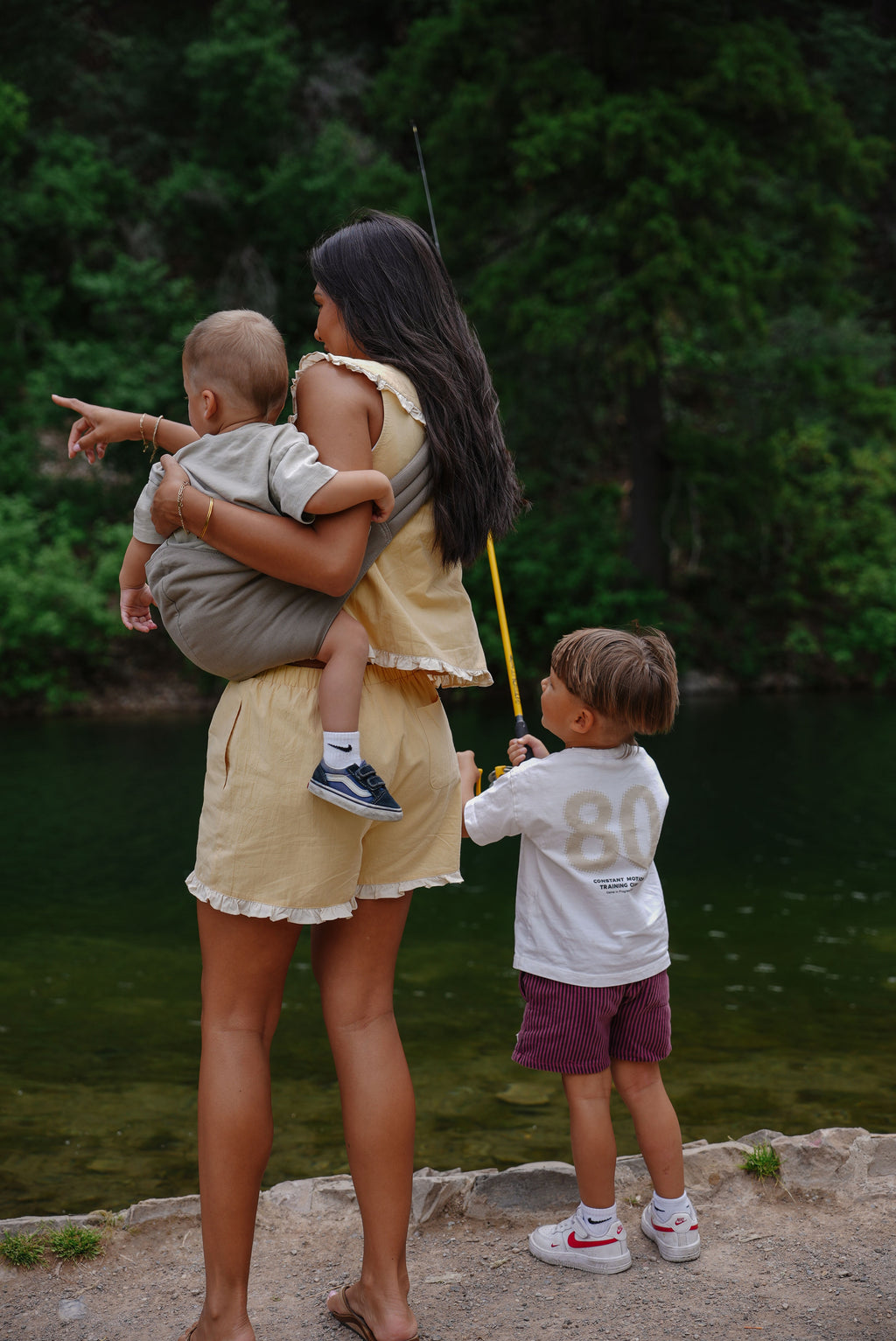The Monarch Toddler Sling - Stone Sage
