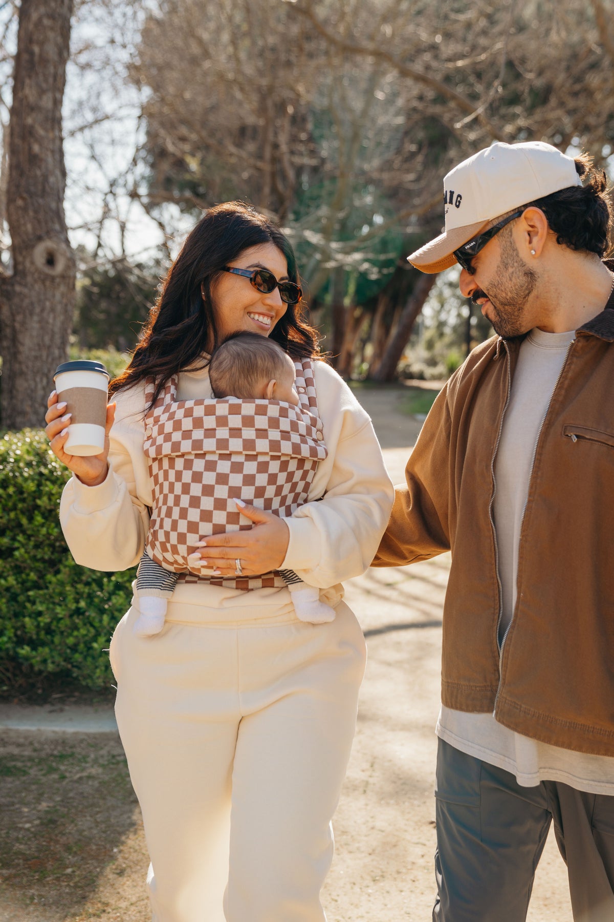 Monarch Baby Carrier - Mocha Check