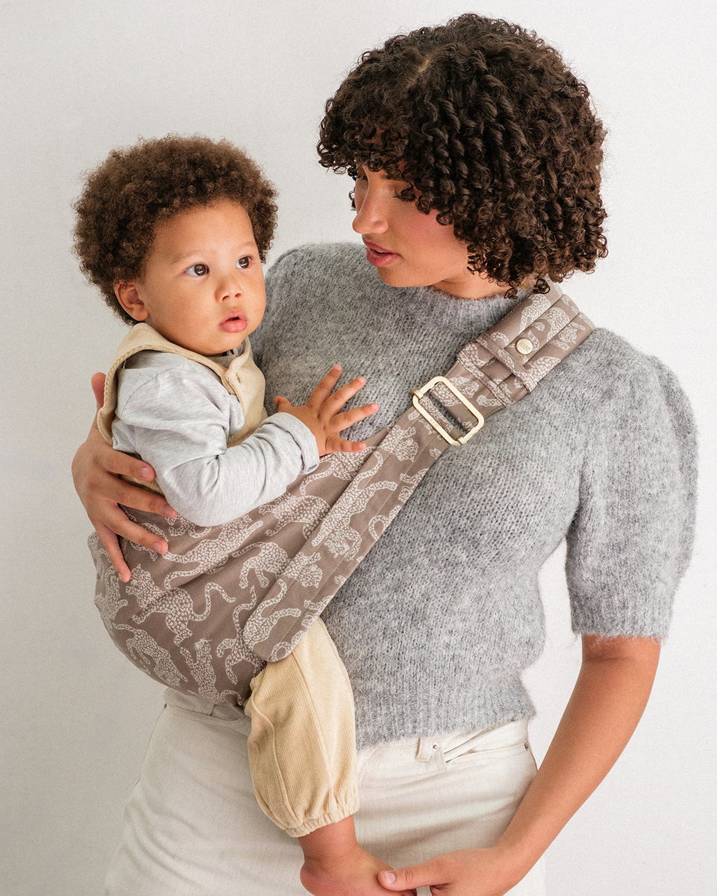 The Monarch Toddler Sling - Spotted Jag in Dune (PREORDER)