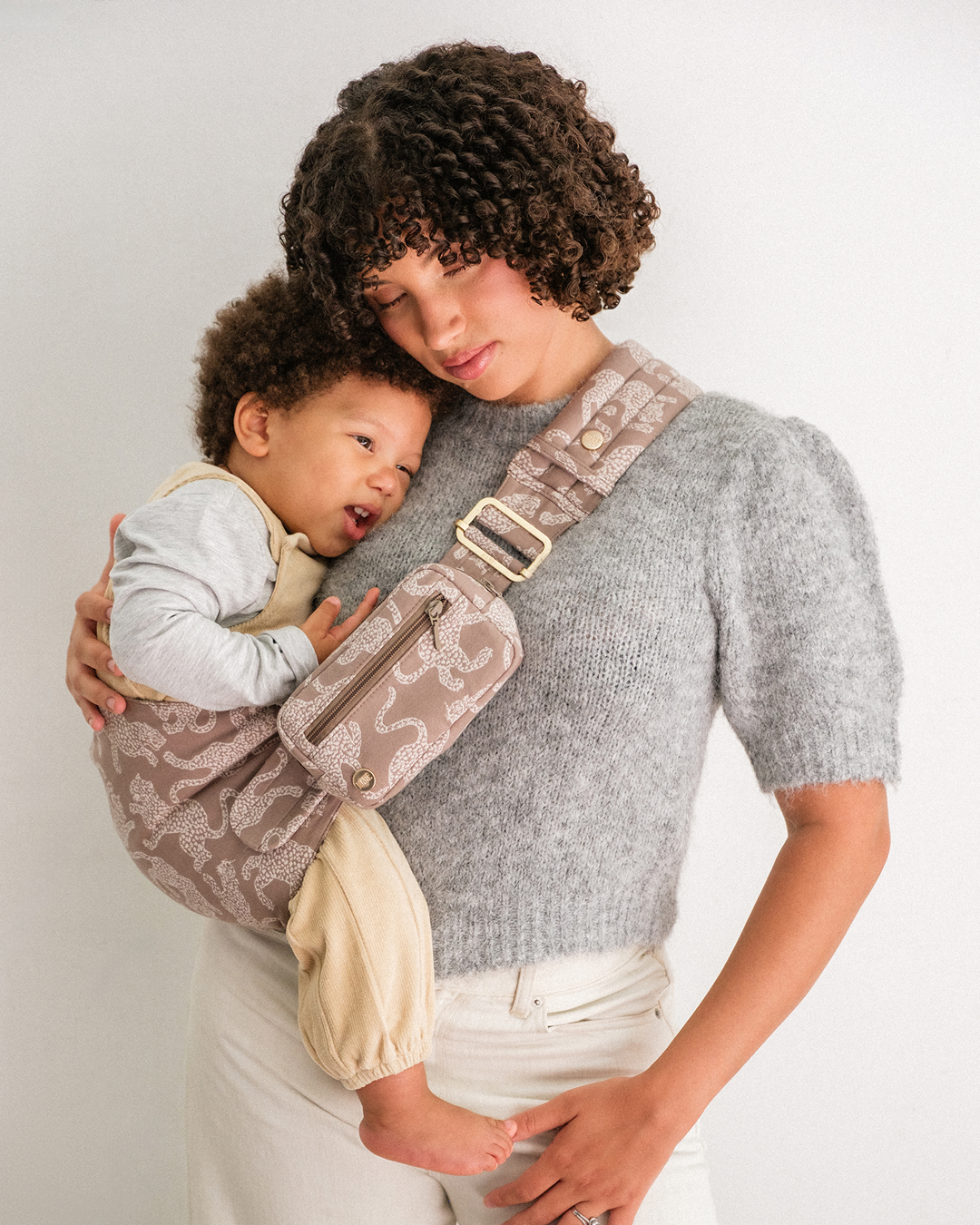 The Monarch Toddler Sling - Spotted Jag in Dune (PREORDER)