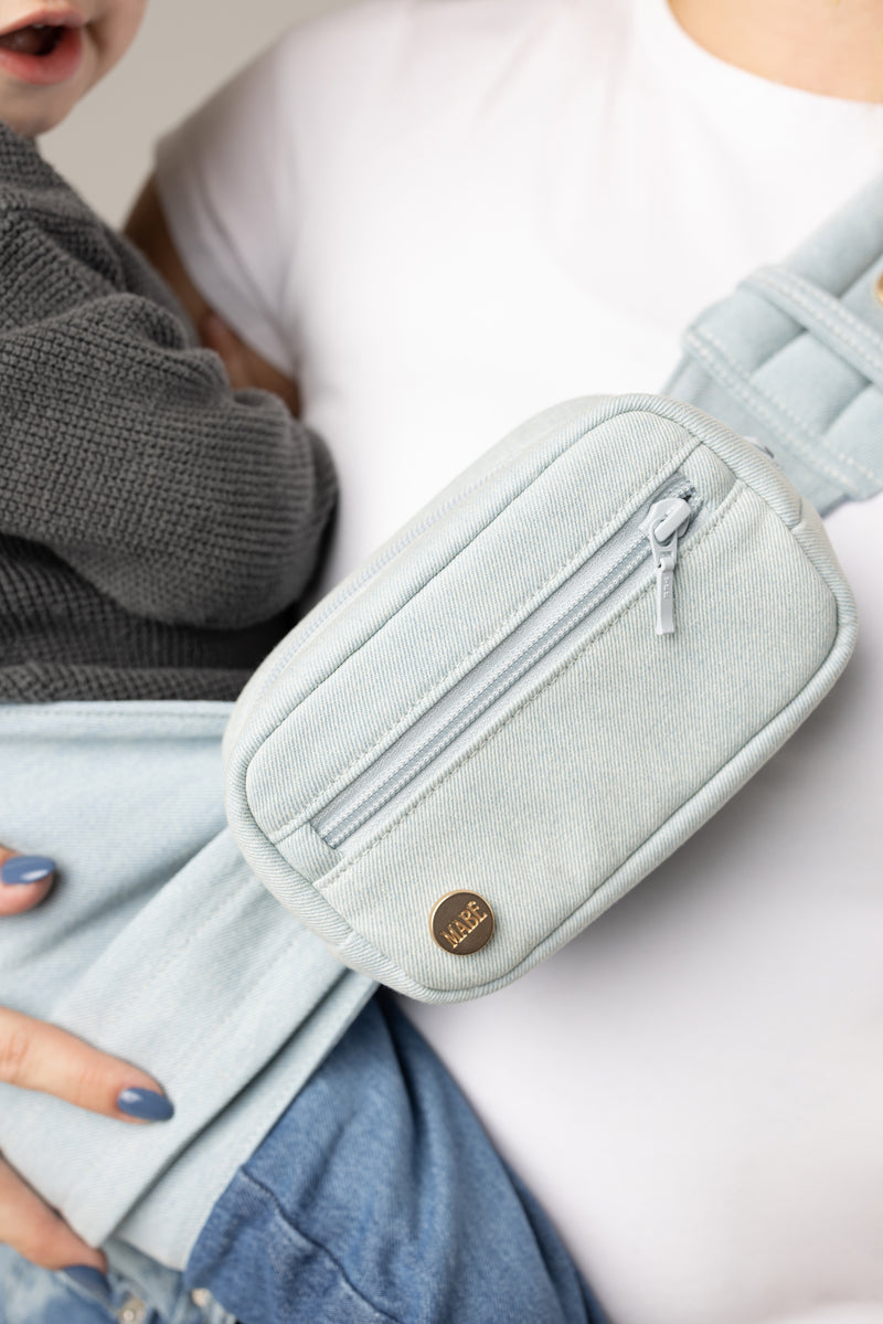 The Monarch Accessory Bag - Dream Wash Denim