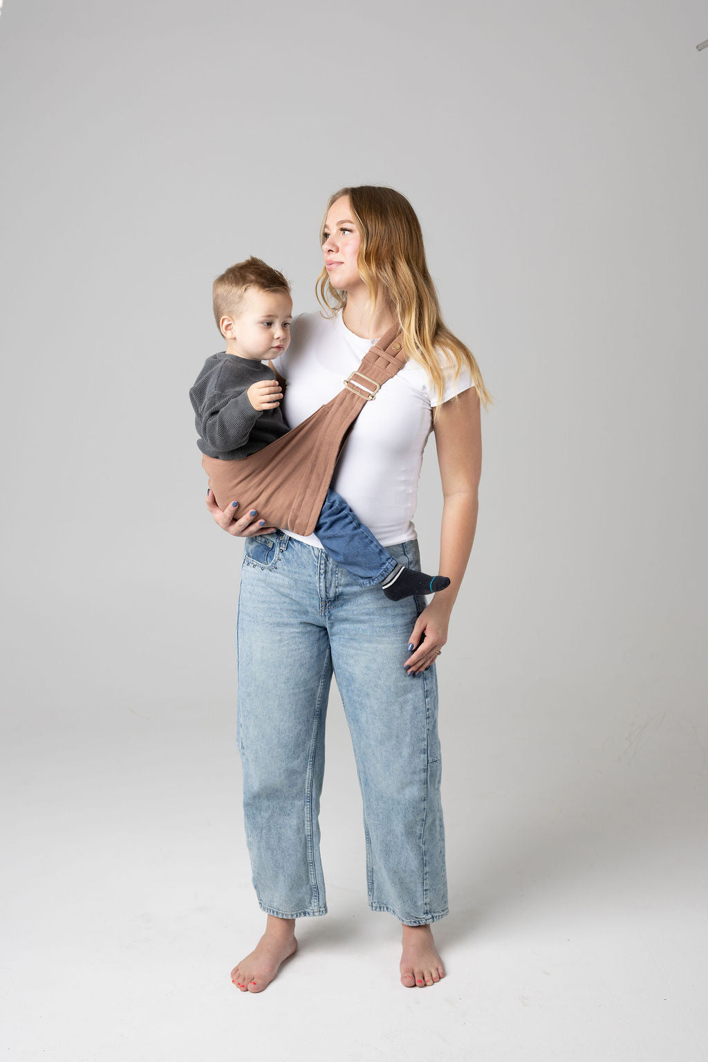 The Monarch Toddler Sling - Mocha – Mabē