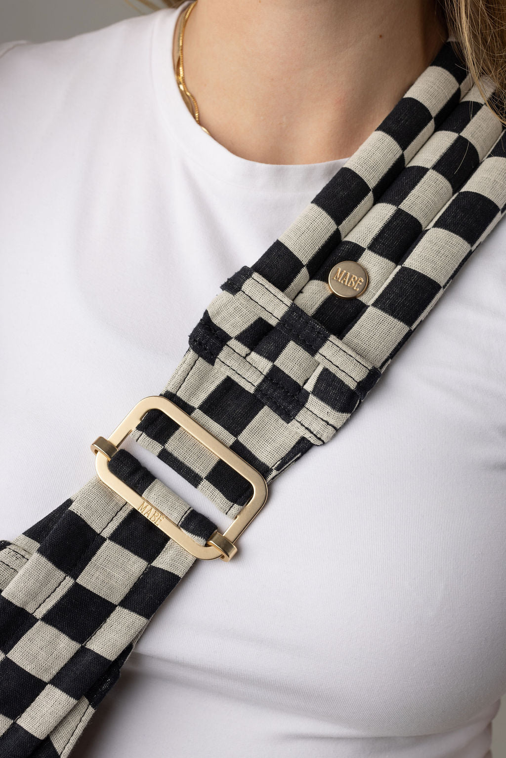 The Monarch Toddler Sling - Ebony Check