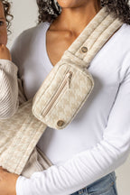 The Monarch Accessory Bag - Houndstooth